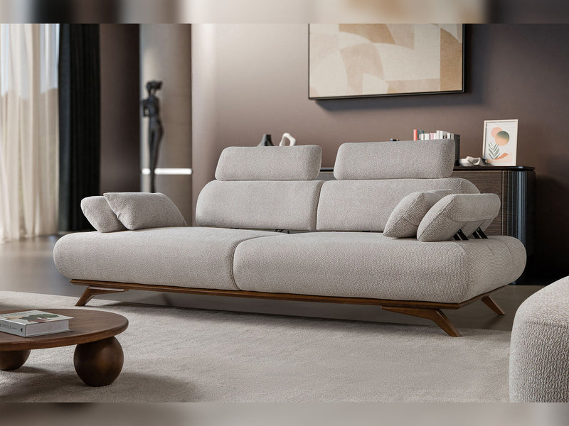 Monza 3-pieces (Sofa & Loveseat & Chair) Livingroom Set in Grey - 200-ST-MON-SOFT13-321