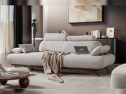 Monza 3-pieces (Sofa & Loveseat & Chair) Livingroom Set in Grey - 200-ST-MON-SOFT13-321