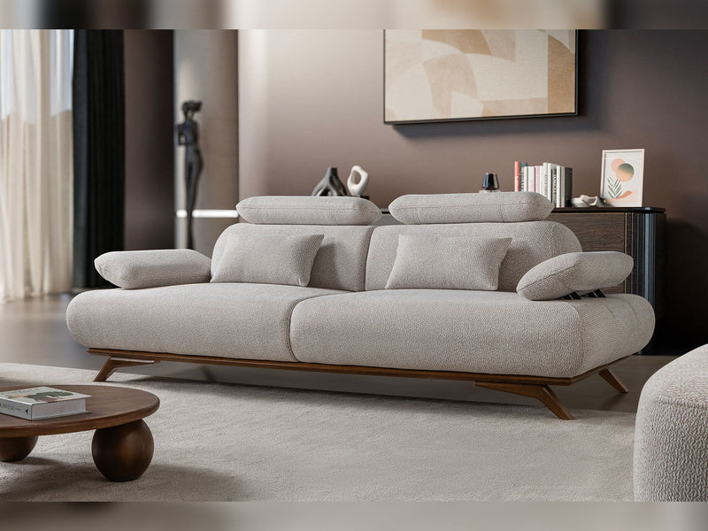 Monza 3-pieces (Sofa & Loveseat & Chair) Livingroom Set in Grey - 200-ST-MON-SOFT13-321