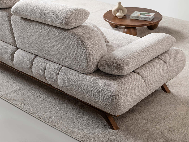 Monza 3-pieces (Sofa & Loveseat & Chair) Livingroom Set in Grey - 200-ST-MON-SOFT13-321