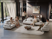 Monza 3-pieces (Sofa & Loveseat & Chair) Livingroom Set in Grey - 200-ST-MON-SOFT13-321