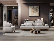 Monza 3-pieces (Sofa & Loveseat & Chair) Livingroom Set in Grey - 200-ST-MON-SOFT13-321