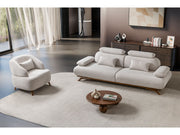 Monza 3-pieces (Sofa & Loveseat & Chair) Livingroom Set in Grey - 200-ST-MON-SOFT13-321