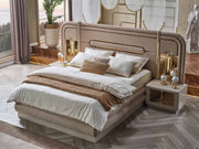 Monza Bedroom (Queen Frame With Headboard & Dresser With Mirror & 2 Nightstand) - 120-MON-SET