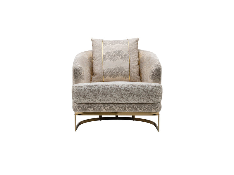 Monza Chair Cream in Cream - 101-MON-MON01-B