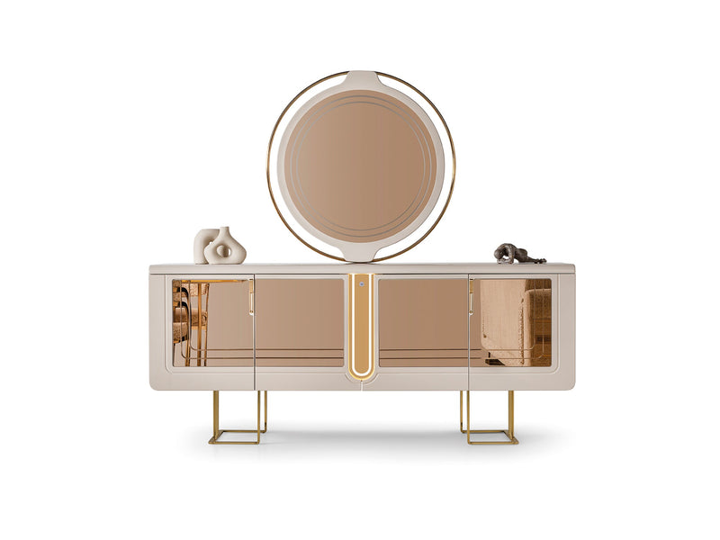 Monza Consol With Mirror - 115-MON-CONM