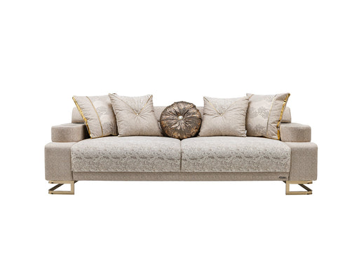 Monza Convertible Sofa Cream in Cream - 101-MON-MON01-3