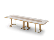 Monza Diningroom (Consol With Mirror & Dining Table & 6 Dining Chair) - 115-MON-DT-6-SET