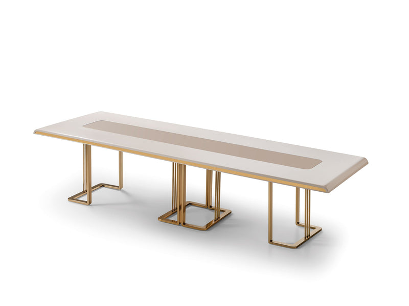Monza Diningroom (Consol With Mirror & Dining Table & 6 Dining Chair) - 115-MON-DT-6-SET