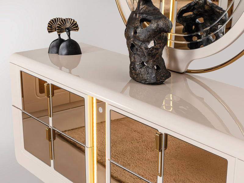Monza Dresser With Mirror - 120-MON-DRM