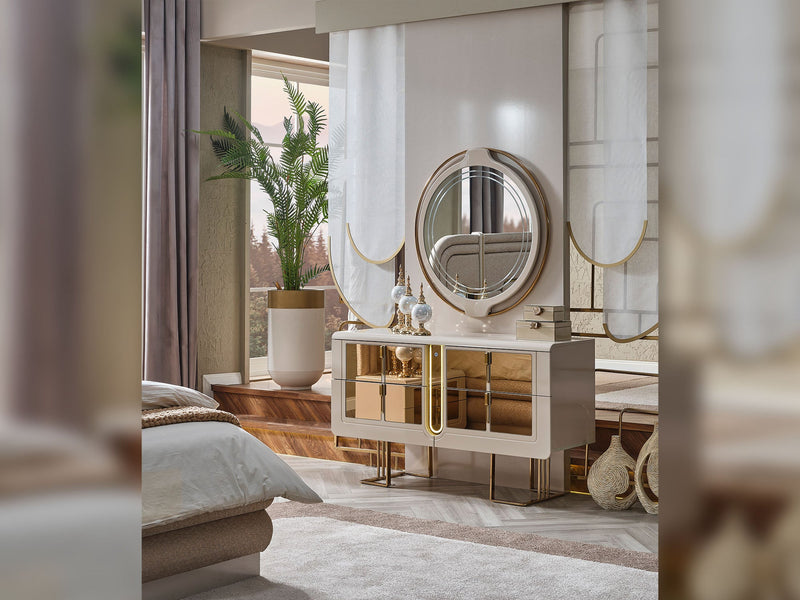 Monza Dresser With Mirror - 120-MON-DRM
