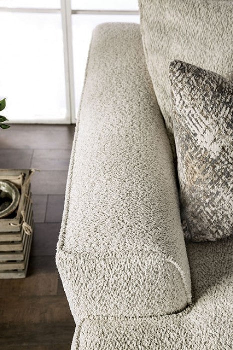 Moorpark Off-White Loveseat - SM6092-LV