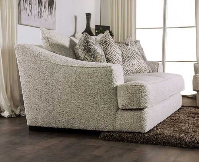 Moorpark Off-White Loveseat - SM6092-LV