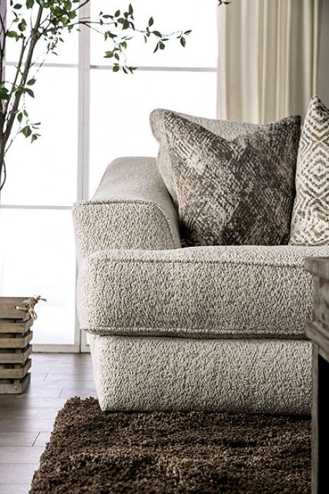 Moorpark Off-White Loveseat - SM6092-LV