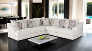 Moorpark Off-White Sectional - SM6092-SECT