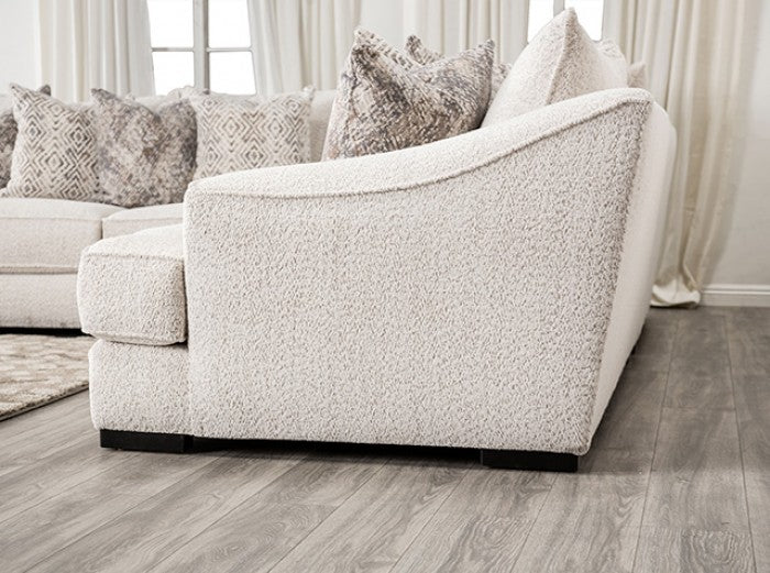 Moorpark Off-White Sectional - SM6092-SECT