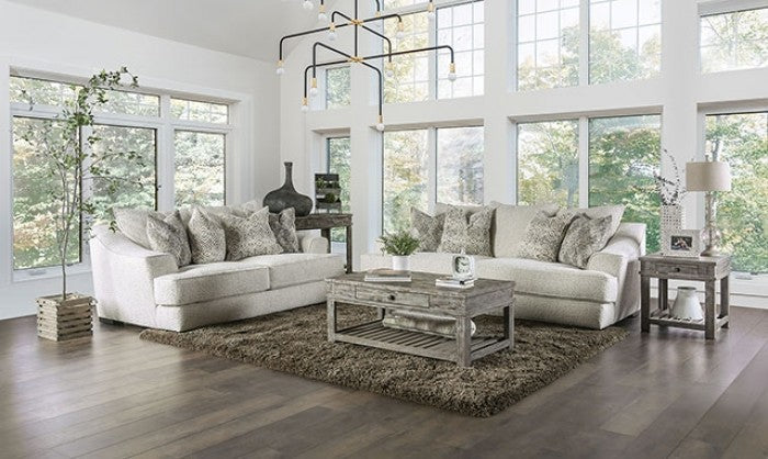 Moorpark Off-White Sofa - SM6092-SF
