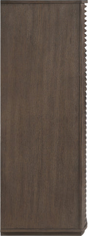 Morino Oak Veneer And Solid Wood Chest in Brown - MorinoBrown-CH