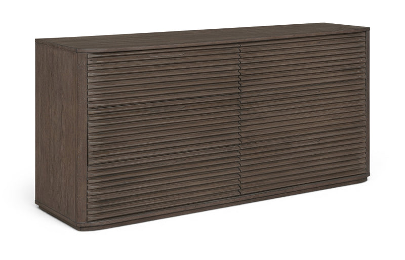 Morino Oak Veneer And Solid Wood Dresser in Brown - MorinoBrown-D