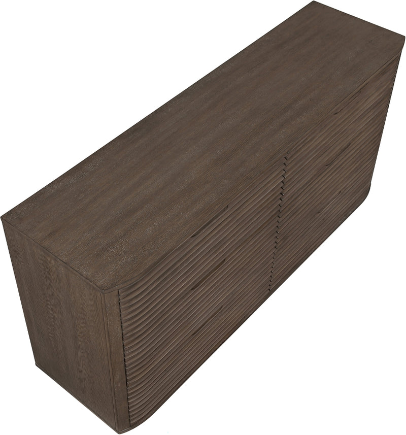Morino Oak Veneer And Solid Wood Dresser in Brown - MorinoBrown-D
