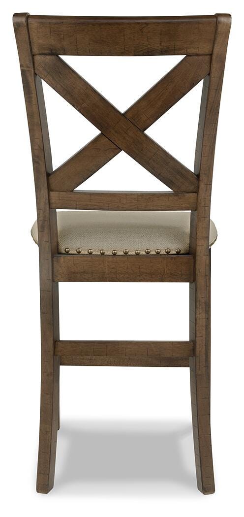 Moriville Beige Counter Height Bar Stool (Set of 2) - D631-124X2