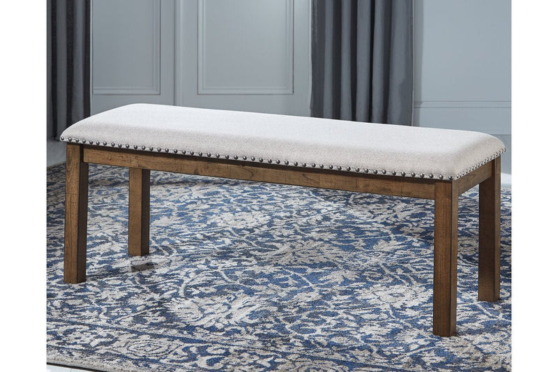 Moriville Beige Dining Bench - Gate FurnitureAccent Bench