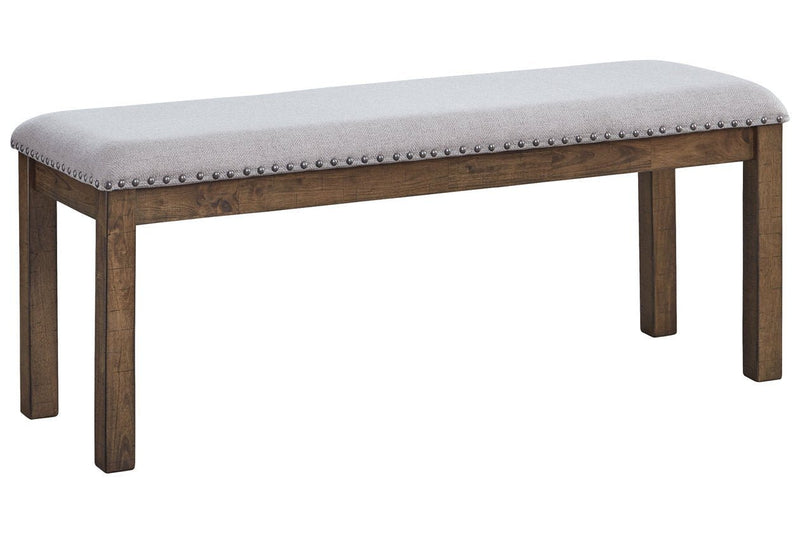 Moriville Beige Dining Bench - Gate FurnitureAccent Bench