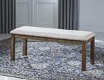 Moriville Beige Dining Bench - Gate FurnitureAccent Bench