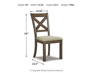 Moriville Beige Dining Chair (Set of 2) - D631-01X2
