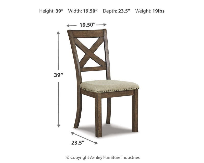 Moriville Beige Dining Chair (Set of 2) - D631-01X2