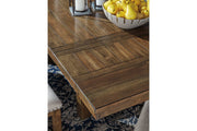 Moriville Beige Dining Table and 4 Chairs and Bench - Gate FurnitureDining Room Set
