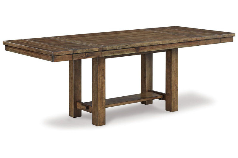 Moriville Beige Dining Table and 4 Chairs and Bench - Gate FurnitureDining Room Set