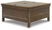 Moriville Coffee Table with 1 End Table in Grayish Brown - PKG015591