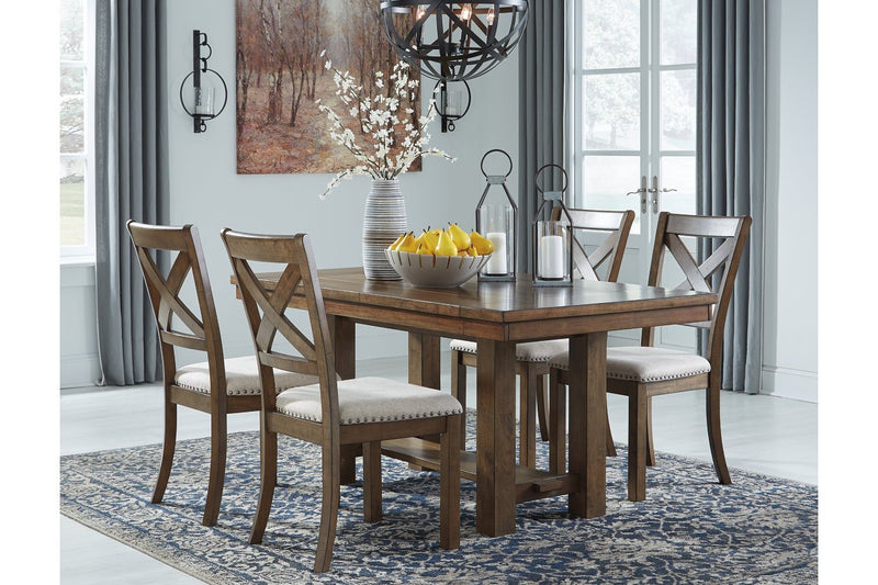 Moriville Grayish Brown Dining Extension Table - Gate FurnitureDining Table