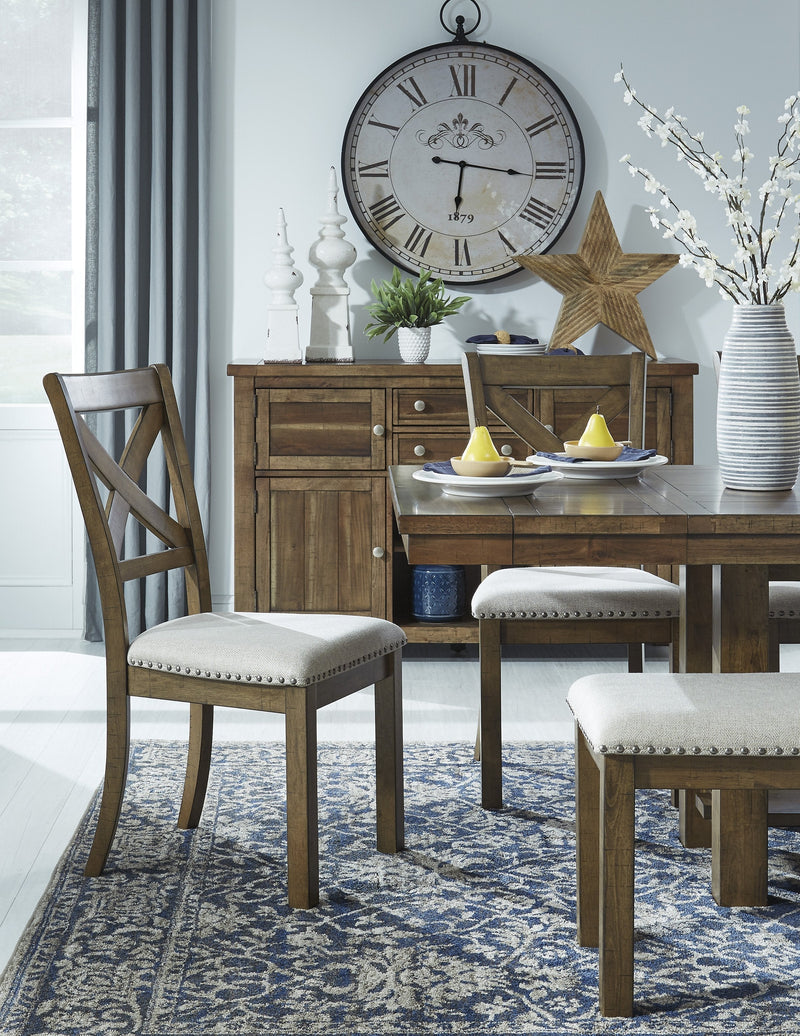 Moriville Grayish Brown Dining Room Set - Gate FurnitureDining Room Set