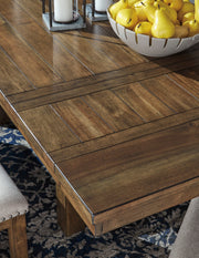 Moriville Grayish Brown Extendable Dining Set - Gate FurnitureDining Room Set