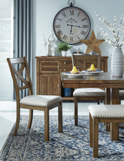 Moriville Grayish Brown Extendable Dining Set - Gate FurnitureDining Room Set
