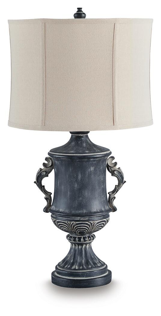 Morvanford Antique Black Table Lamp - L235834