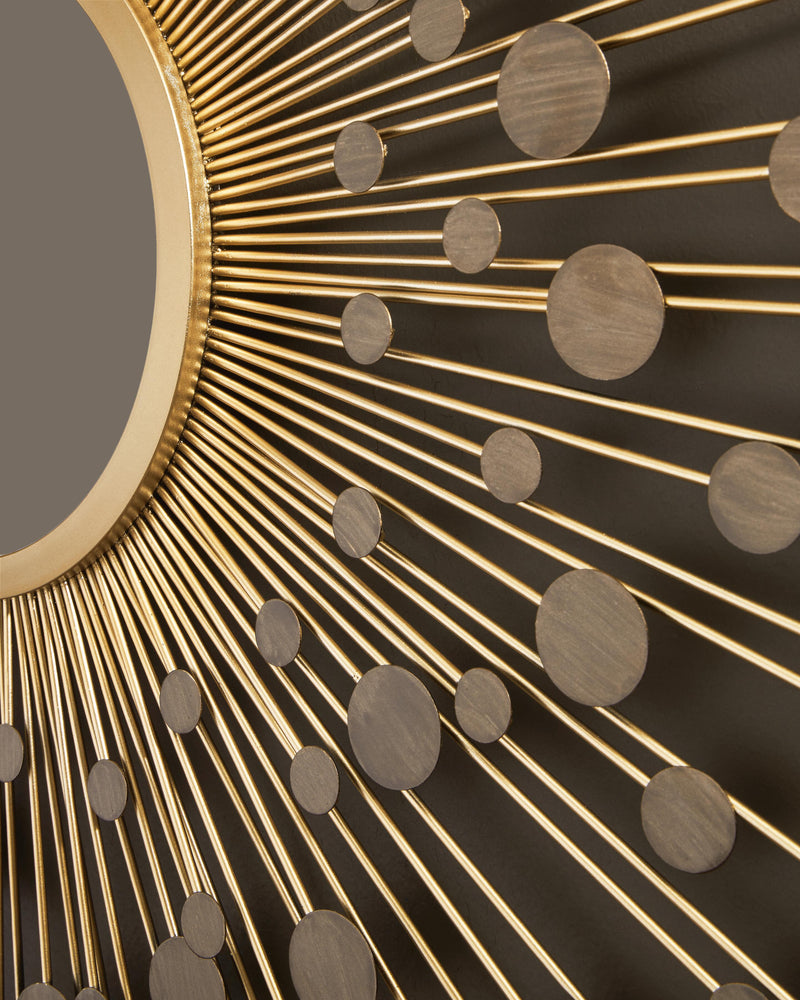 Morwenna Bronze/Gold Finish Accent Mirror - A8010392