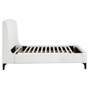 Mosby Upholstered Queen Wingback Bed Snow - 306020Q