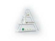 Moset Triangle Shelf in Walnut-Chrome - 760-MOS-MT191001