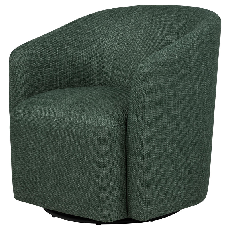 Mossbrook Fabric Upholstered Swivel Accent Chair Green - 903222