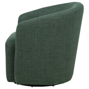 Mossbrook Fabric Upholstered Swivel Accent Chair Green - 903222