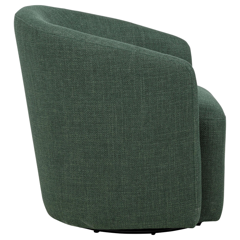 Mossbrook Fabric Upholstered Swivel Accent Chair Green - 903222
