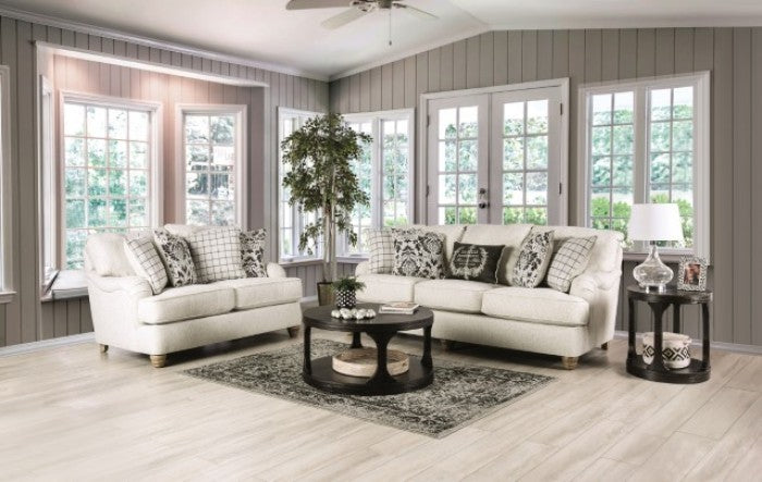 Mossley Ivory Loveseat - SM6090-LV