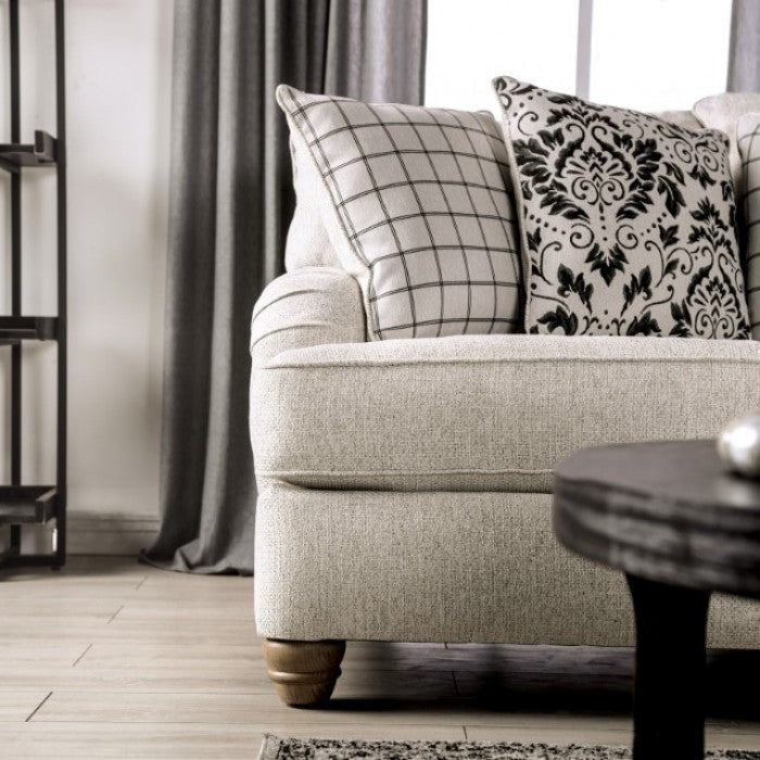 Mossley Ivory Loveseat - SM6090-LV