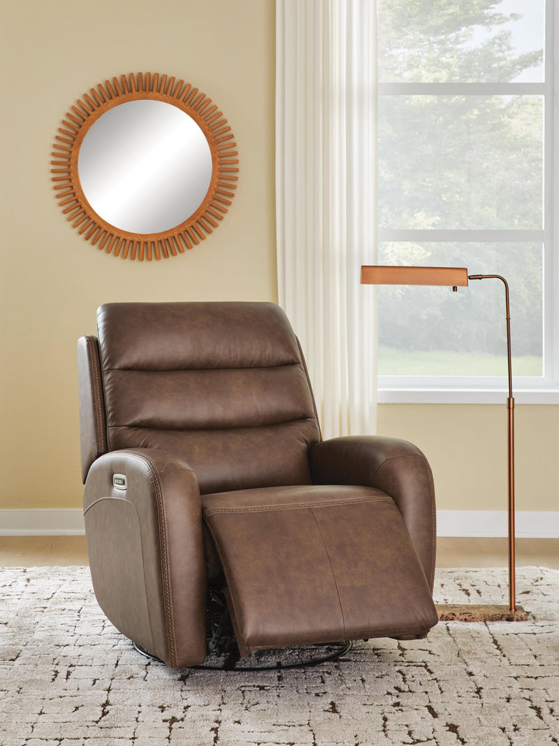 Motion-Max Saddle Swivel Glider Power Recliner - PCU1550195