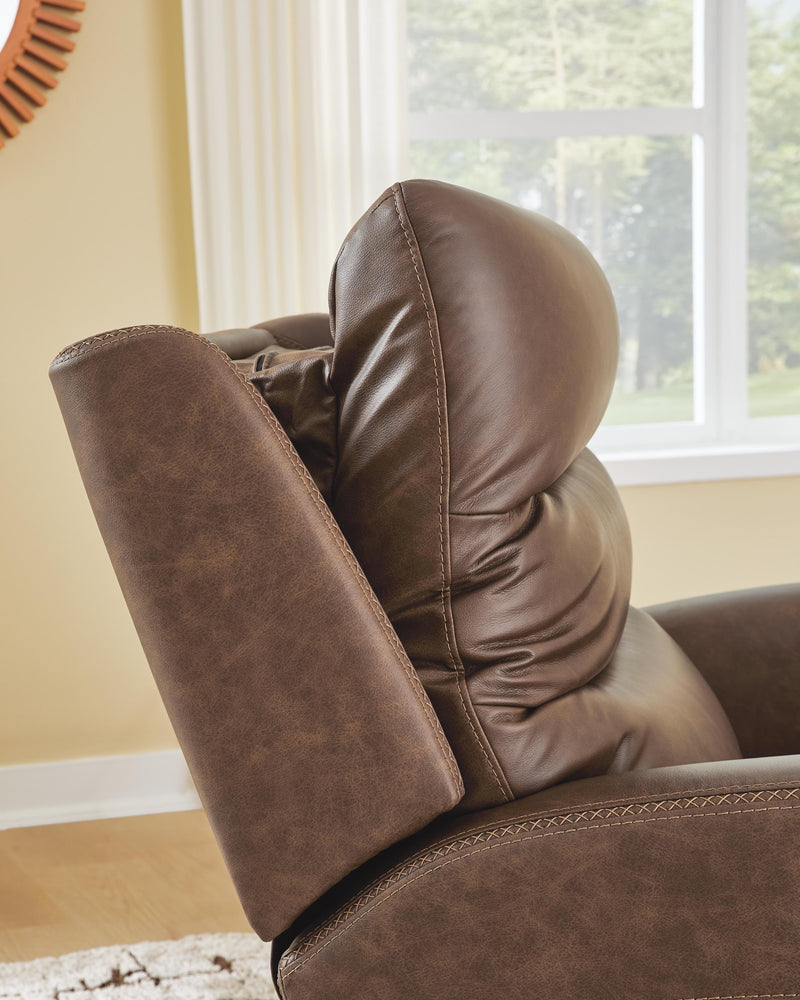 Motion-Max Saddle Swivel Glider Power Recliner - PCU1550195