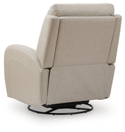 Motion-Max Stonewash Swivel Glider Power Recliner - PCU1550095