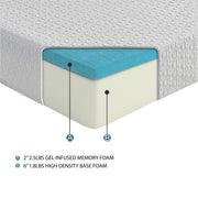 MT-G08T 8" Twin Gel-Infused Memory Foam Mattress - MT-G08T